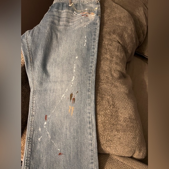 Old Navy size 20 Ulta low rise boot cut destroyed denim, medium wash - Picture 3 of 7